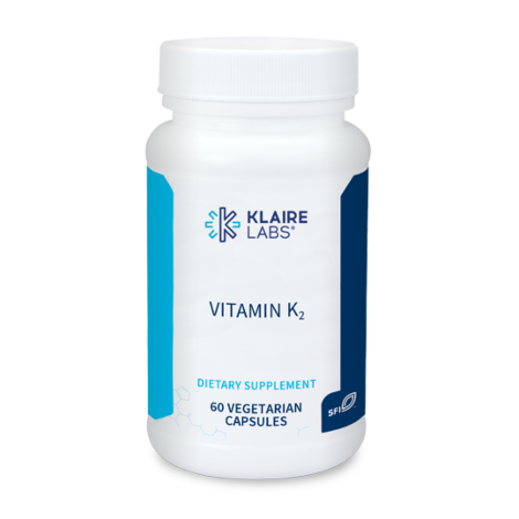 Vitamin K2 - 60 Cápsulas Vegetarianas - Klaire Labs Vitamina K2 - 60 Cápsulas Vegetarianas